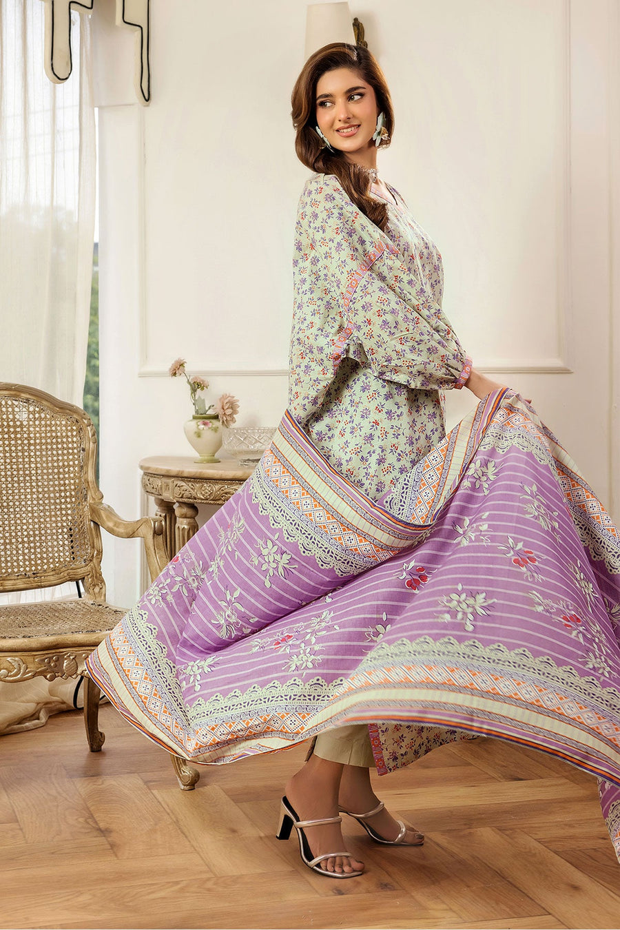 Koka by Safwa Digital Printed Cambric Unstitched 3Pc Suit KOK-47