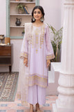La Rosaa Festive Eid Embroidered Khaadi Net Ready to Wear 3Pc Suit LE-24-01