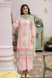 La Rosaa Festive Eid Embroidered Self Lawn Ready to Wear 3Pc Suit LE-24-08