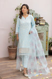 La Rosaa Festive Eid Embroidered Self Lawn Ready to Wear 3Pc Suit LE-24-09