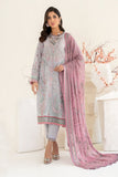 ZARIF Eid Lawn Unstitched Embroidered 3 Piece Suit ZEL-04 IZEL