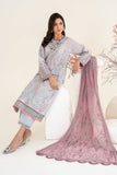 ZARIF Eid Lawn Unstitched Embroidered 3 Piece Suit ZEL-04 IZEL