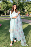 La Rosaa Festive Eid Embroidered Self Lawn Ready to Wear 3Pc Suit LE-24-09