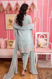 Gul Ahmed Premium Embroidered Swiss Voile Unstitched 3Pc Suit LSV-42001