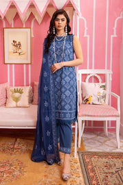 Gul Ahmed Premium Embroidered Swiss Voile Unstitched 3Pc Suit LSV-42006
