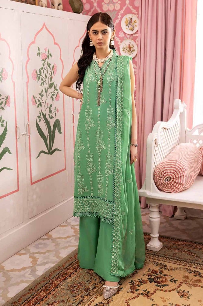 Gul Ahmed Premium Embroidered Swiss Voile Unstitched 3Pc Suit LSV-42012