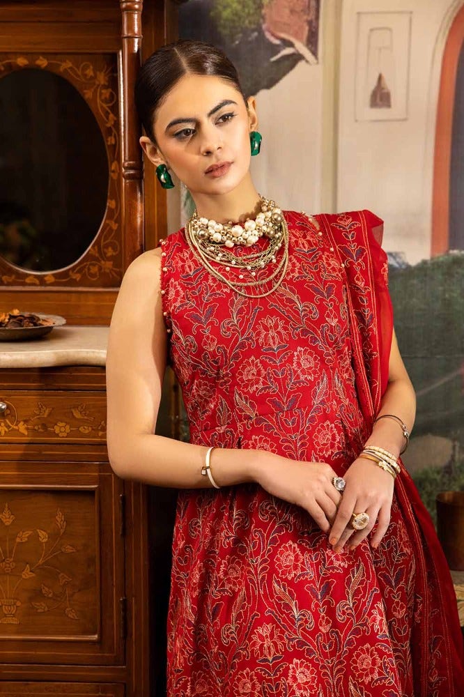 Gul Ahmed Premium Embroidered Swiss Voile Unstitched 3Pc Suit LSV-42019
