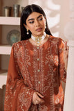 AF-DUA-3003-Lyra Rust Embroidered Chiffon
