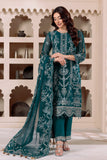 DUA by Alizeh Fashion Embroidered Chiffon Unstitched 3Pc Suit D-2B