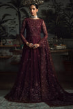 Zarif La Rosella Unstitched Embroidered Net 3Pc Suit ZLR 06 CARMINE