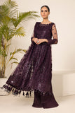 Alizeh Fashion Lamhay Festive Embroidered Net 3Pc Suit V15D08 - Maya