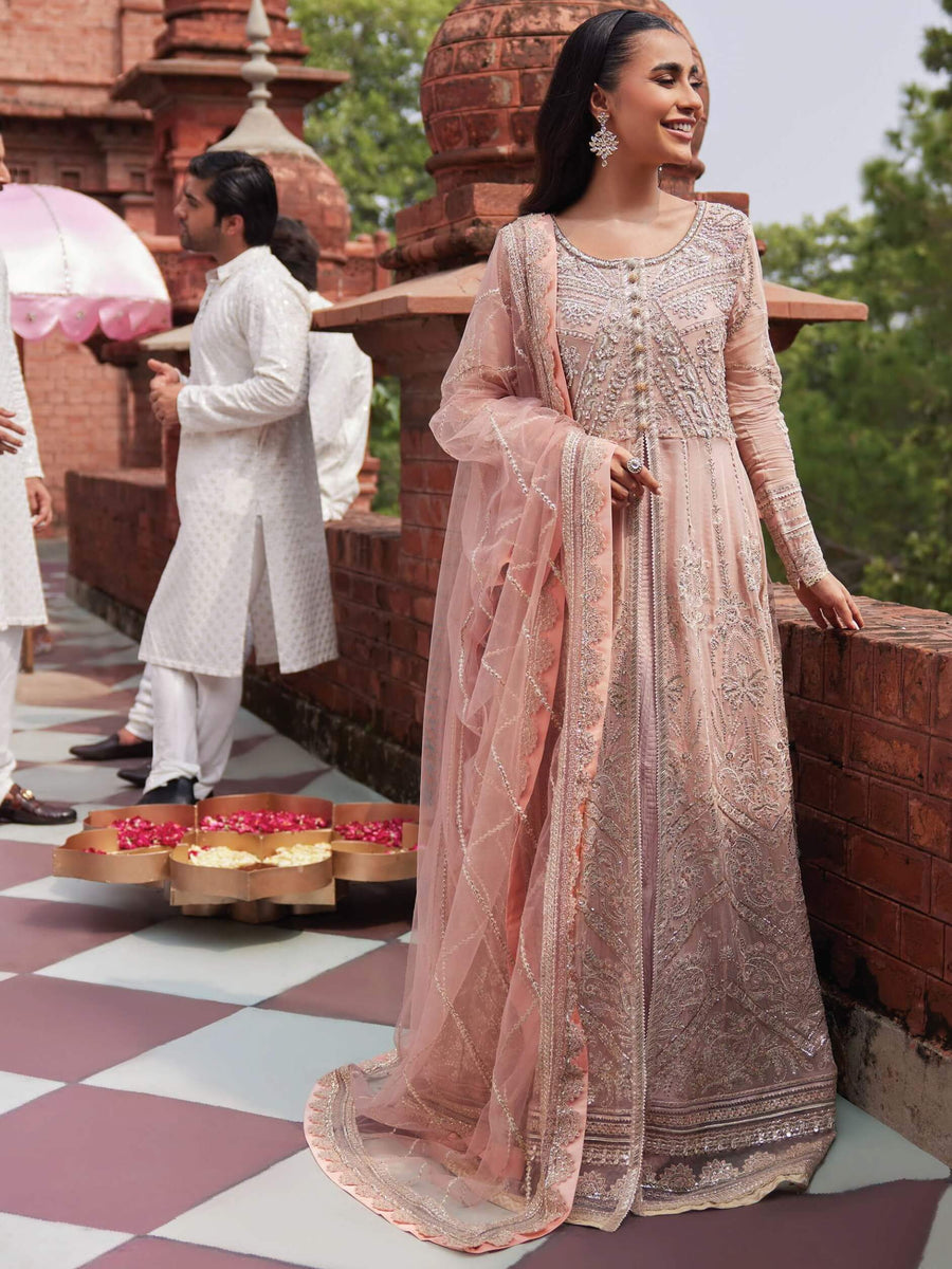 MUSHQ Izhar Unstitched Luxury Chiffon 3 Piece Suit MCH-01 TANEEZ