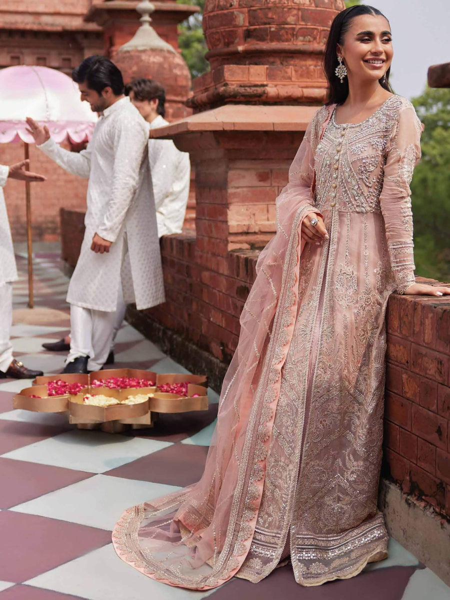 MUSHQ Izhar Unstitched Luxury Chiffon 3 Piece Suit MCH-01 TANEEZ