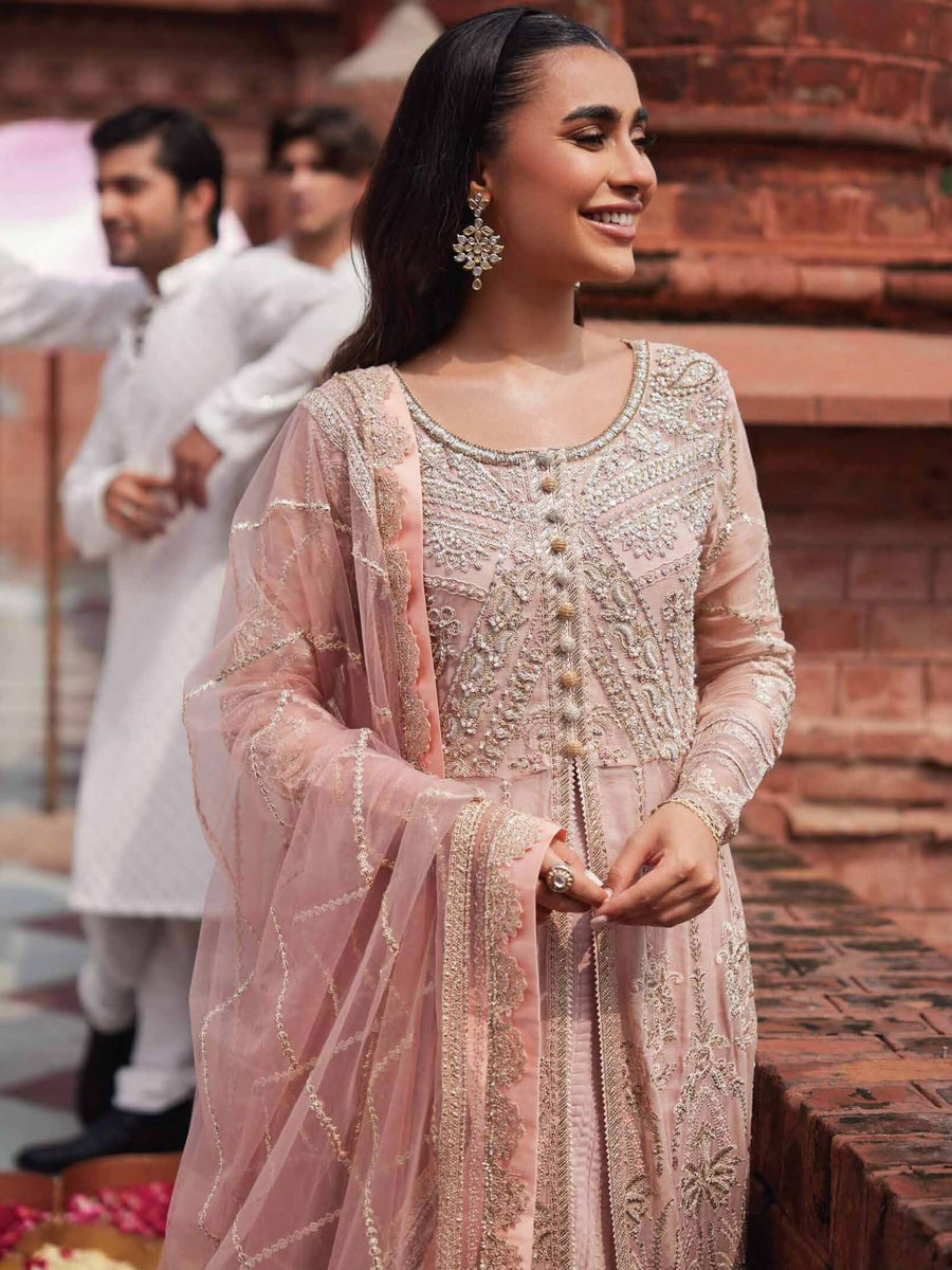 MUSHQ Izhar Unstitched Luxury Chiffon 3 Piece Suit MCH-01 TANEEZ
