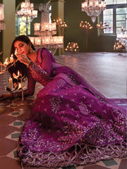 MUSHQ Izhar Unstitched Luxury Chiffon 3 Piece Suit MCH-05 SHEHRZAAD