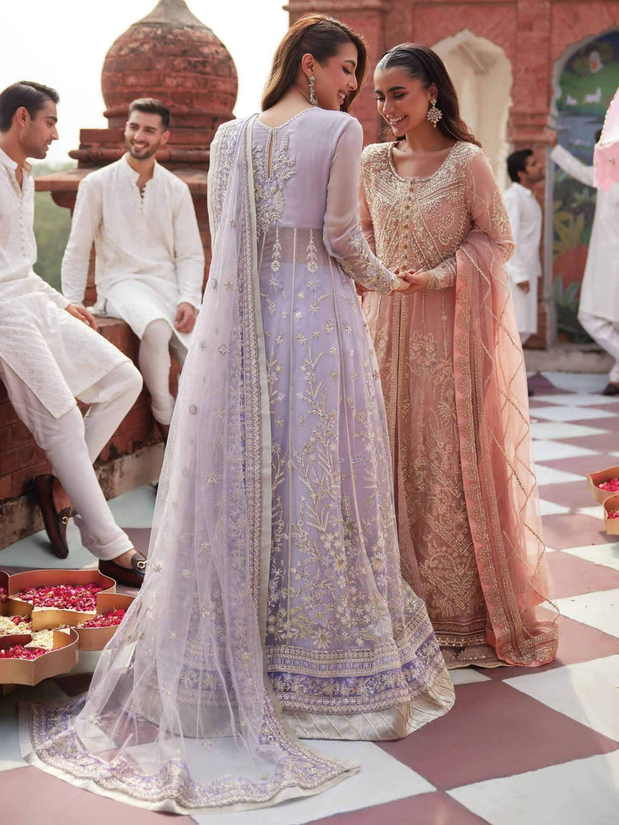 MUSHQ Izhar Unstitched Luxury Chiffon 3 Piece Suit MCH-06 NUREH