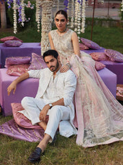MUSHQ Izhar Unstitched Luxury Chiffon 3 Piece Suit MCH-07 MISHAAL