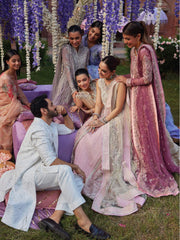 MUSHQ Izhar Unstitched Luxury Chiffon 3 Piece Suit MCH-07 MISHAAL