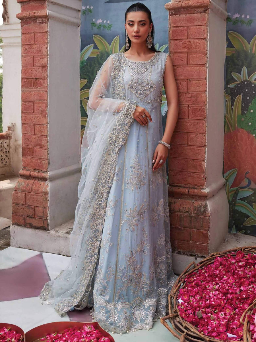 MUSHQ Izhar Unstitched Luxury Chiffon 3 Piece Suit MCH-10 TANIA