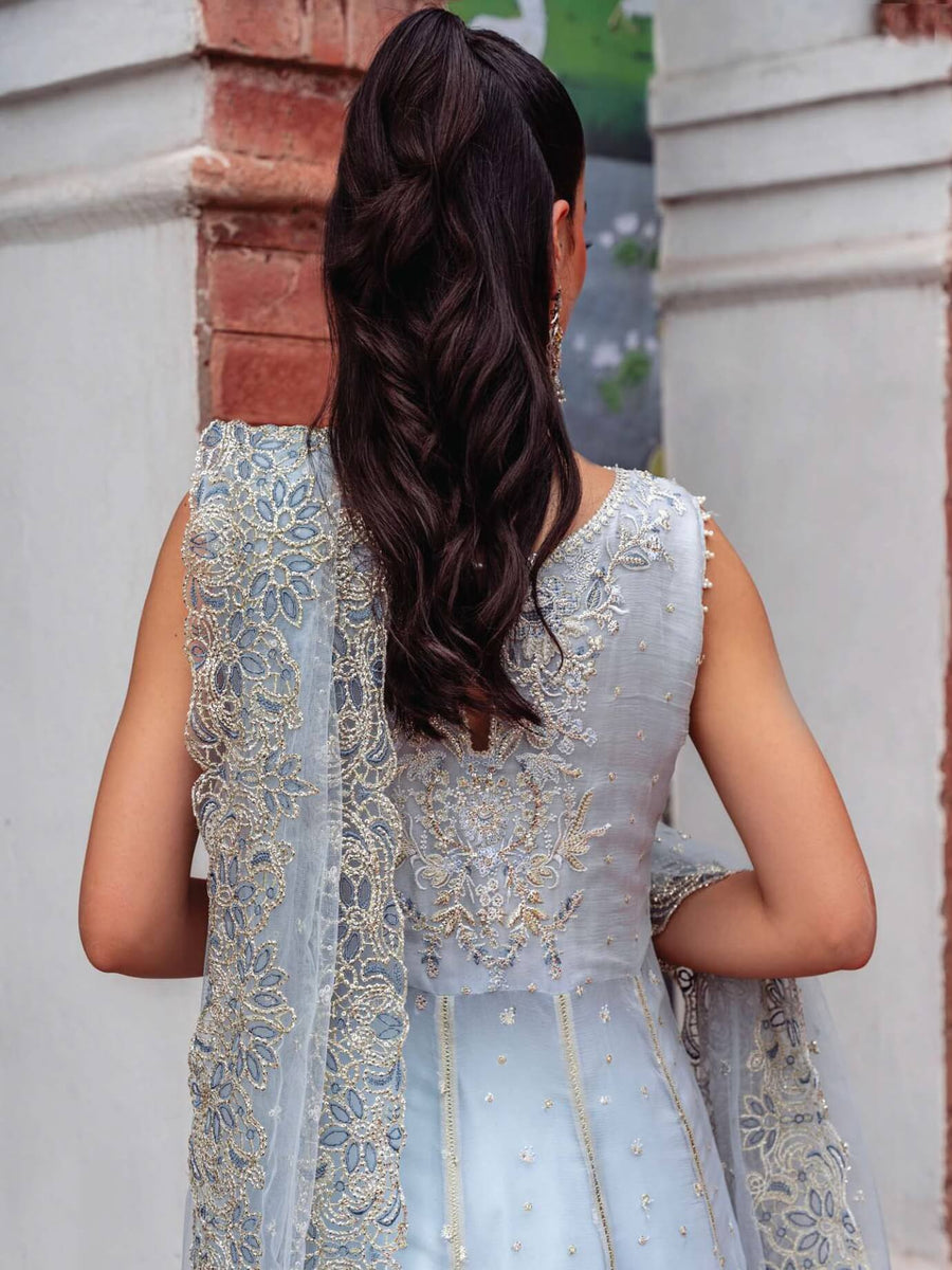 MUSHQ Izhar Unstitched Luxury Chiffon 3 Piece Suit MCH-10 TANIA