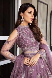 Alizeh Fashion Mahyar Embroidered Festive Chiffon 3PCS Suit D-12 Mehrabi