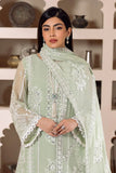 AF-DUA-3007-Mehrunisa Pista Embroidered Chiffon