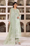 DUA by Alizeh Fashion Embroidered Chiffon Unstitched 3Pc Suit D-4A