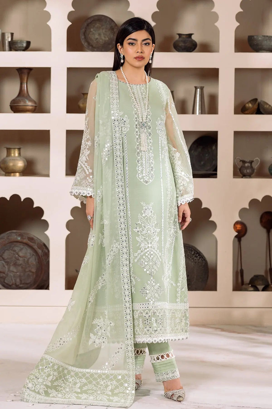 AF-DUA-3007-Mehrunisa Pista Embroidered Chiffon