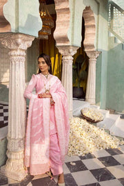 Gul Ahmed Premium Embroidered Jacquard Unstitched 3Pc Suit MJ-42001
