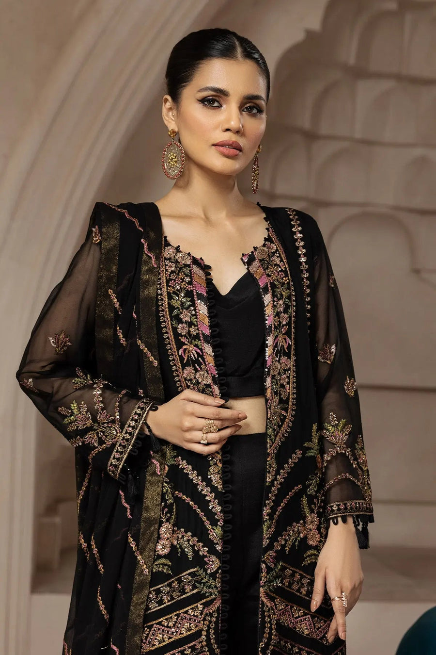 Alizeh Fashion Muhtesem Festive Eid Unstitched 3Pc Suit D-09 Muberra