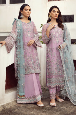 Alizeh Fashion Shahtaj Formal Wedding Embroidered 3PC Suit D-07 Mushq