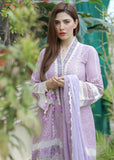 Saad Shaikh Lamour Embroidered Luxury Lawn Unstitched 3Pc Suit D-03 AZURA