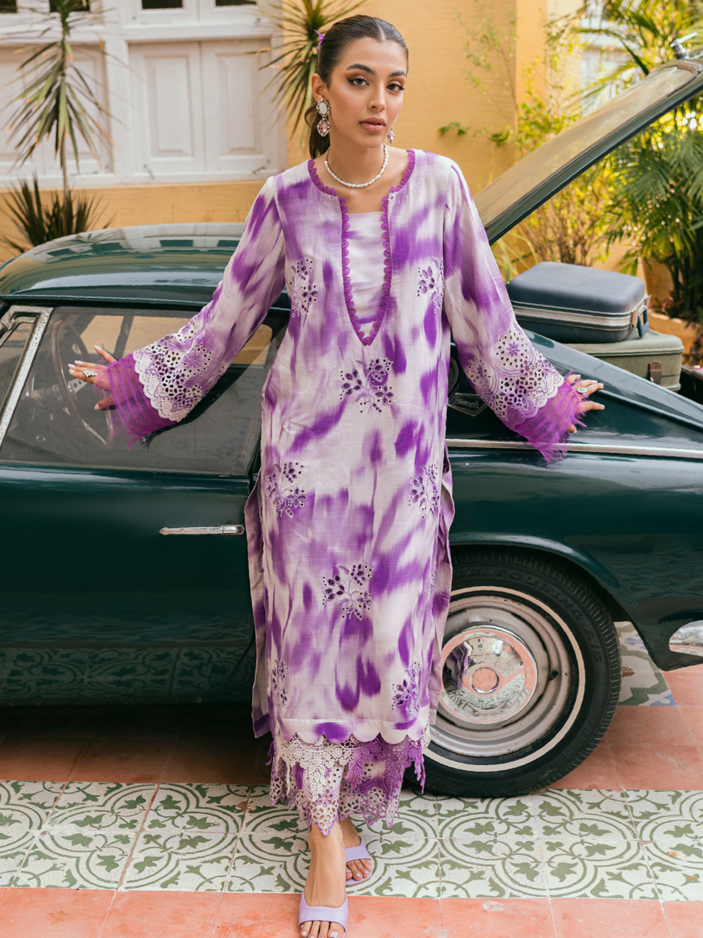 Aggregate more than 82 tie and dye long frocks best - POPPY
