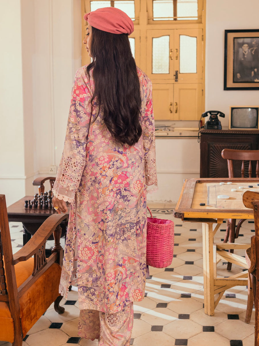 Nureh Ballerina Unstitched Chikankari Viscose 2Pc Suit NU2-120