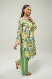 Safwa Printed Lawn Pret 2Pc Suit ( Ready To Wear ) P000893
