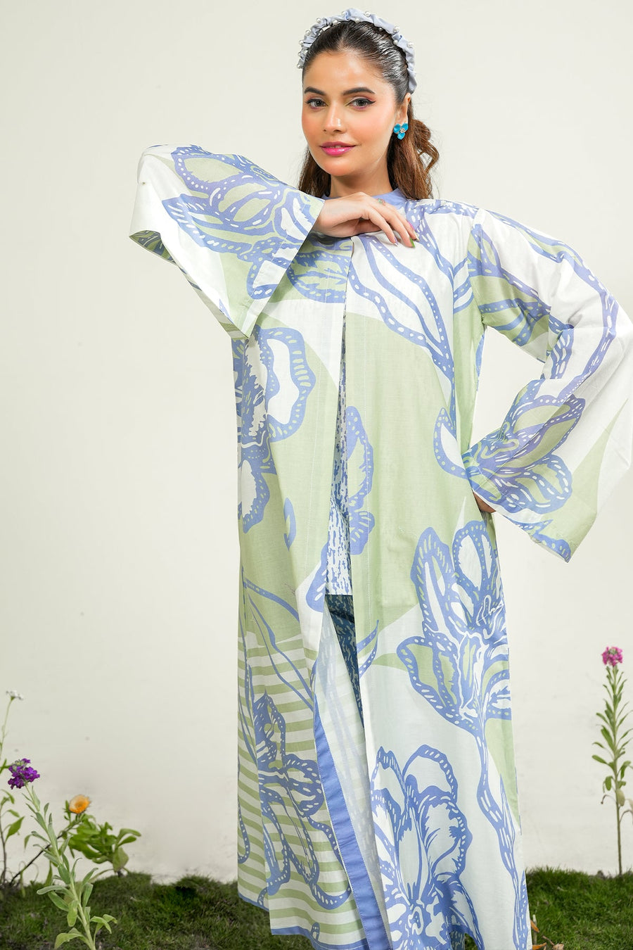 Safwa Printed Lawn Pret 2Pc Suit ( Ready To Wear ) P000894