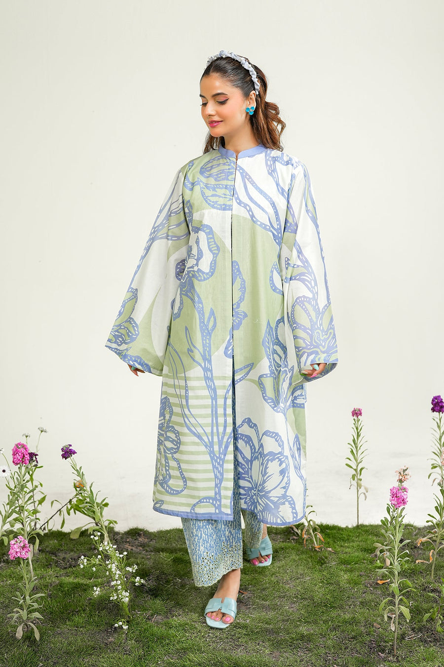 Safwa Printed Lawn Pret 2Pc Suit ( Ready To Wear ) P000894