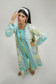 Safwa Printed Lawn Pret 2Pc Suit ( Ready To Wear ) P000895