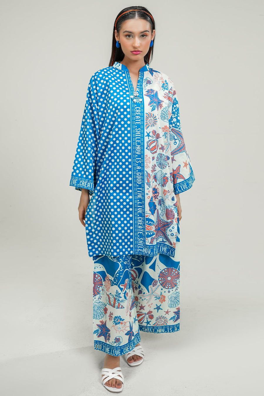 Safwa Printed Lawn Pret 2Pc Suit ( Ready To Wear ) P000900