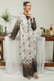 Safwa Printed Lawn Pret 2Pc Suit ( Ready To Wear ) P000901