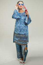 Safwa Printed Lawn Pret 2Pc Suit ( Ready To Wear ) P000905