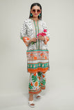 Safwa Printed Lawn Pret 2Pc Suit ( Ready To Wear ) P000906