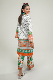 Safwa Printed Lawn Pret 2Pc Suit ( Ready To Wear ) P000906