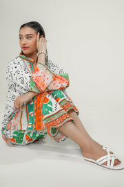 Safwa Printed Lawn Pret 2Pc Suit ( Ready To Wear ) P000906