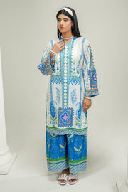Safwa Printed Lawn Pret 2Pc Suit ( Ready To Wear ) P000907