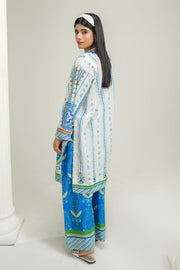 Safwa Printed Lawn Pret 2Pc Suit ( Ready To Wear ) P000907