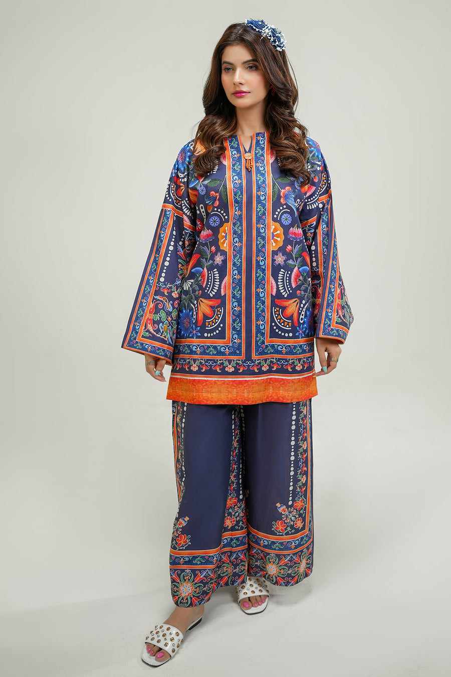 Safwa Printed Lawn Pret 2Pc Suit ( Ready To Wear ) P000908