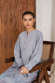 Safwa Embroidered Formal 2PC Ready to Wear Suit - P000934