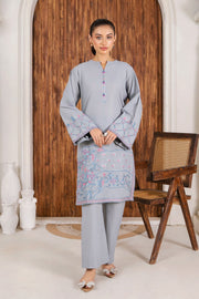 Safwa Embroidered Formal 2PC Ready to Wear Suit - P000934