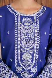 Safwa Embroidered Formal 2PC Ready to Wear Suit - P000938